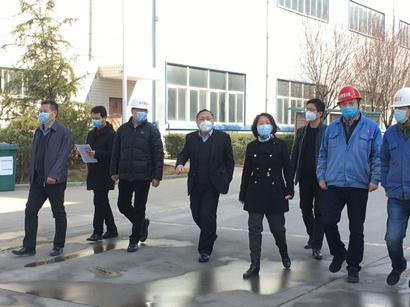 【陜重有限】市國資委巡視員許一雙一行檢查、指導(dǎo)陜重公司疫情防控工作